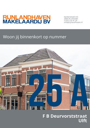 Brochure preview - F B Deurvorststraat 25-A, 7071 BE ULFT (1)