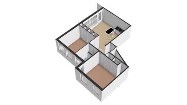 Floorplan - F B Deurvorststraat 25A, 7071 BE Ulft