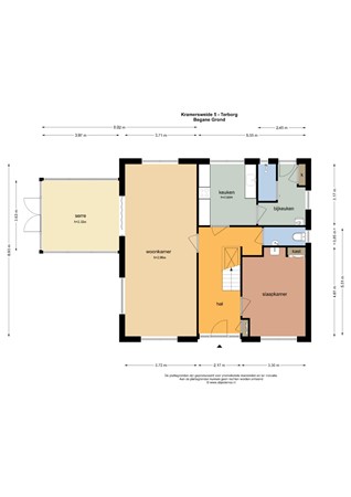 Floorplan - Kramersweide 5, 7061 BC Terborg