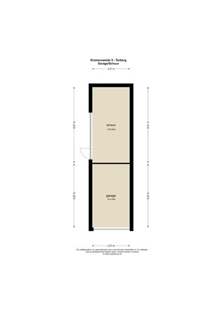 Floorplan - Kramersweide 5, 7061 BC Terborg