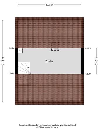 Floorplan - De Wieken 62, 7891 KL Klazienaveen
