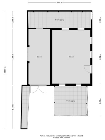 Floorplan - Meerwijk Nz 10, 7894 AV Zwartemeer