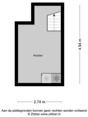 Floorplan - Willem Grolstraat 55, 7826 EE Emmen