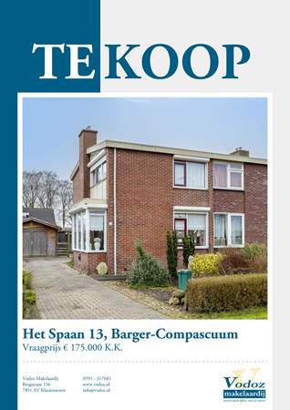 Brochure preview - Het Spaan 13, 7884 PV BARGER-COMPASCUUM (1)