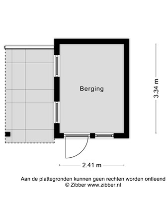 Floorplan - Holtlaan 255, 7824 SK Emmen