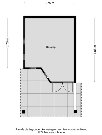 Floorplan - Verlengde Oosterdiep OZ 14, 7884 TD Barger-Compascuum