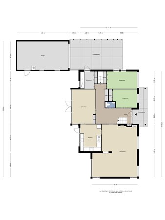 Floorplan - Larikslaan 1, 7875 AV Exloo