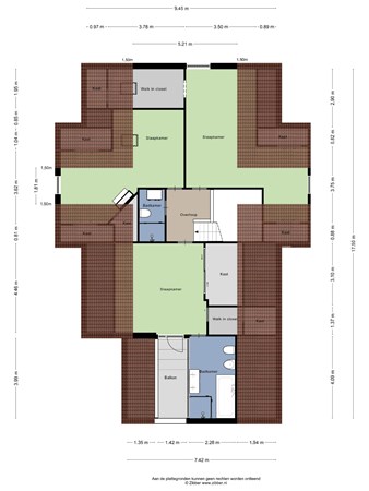 Floorplan - Larikslaan 1, 7875 AV Exloo