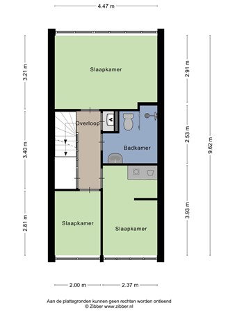 Floorplan - Mercuriusbaan 56, 7891 EZ Klazienaveen