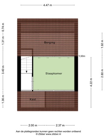 Floorplan - Mercuriusbaan 56, 7891 EZ Klazienaveen