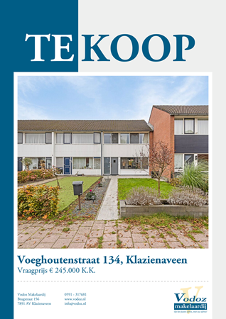 Brochure preview - Voeghoutenstraat 134, 7891 LG KLAZIENAVEEN (1)