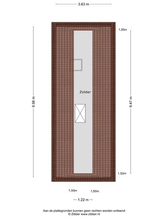 Floorplan - Mollemastraat 12, 7894 BD Zwartemeer