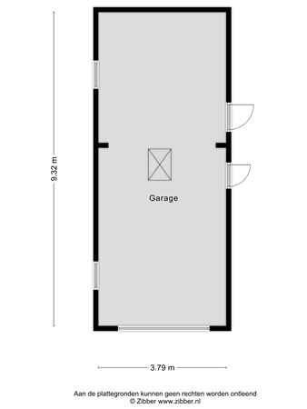Floorplan - Stichtingstraat 32, 7894 AX Zwartemeer