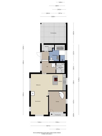 Floorplan - Oosterdiep WZ 115, 7881 GR Emmer-Compascuum
