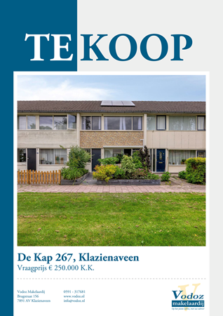 Brochure preview - De Kap 267, 7891 LV KLAZIENAVEEN (1)