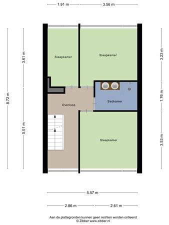 Floorplan - De Kap 267, 7891 LV Klazienaveen