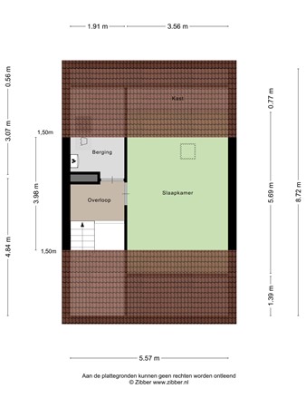 Floorplan - De Kap 267, 7891 LV Klazienaveen