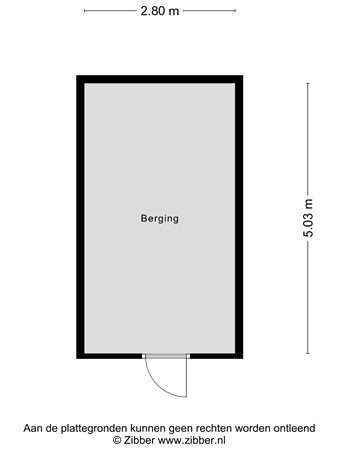 Floorplan - De Kap 267, 7891 LV Klazienaveen
