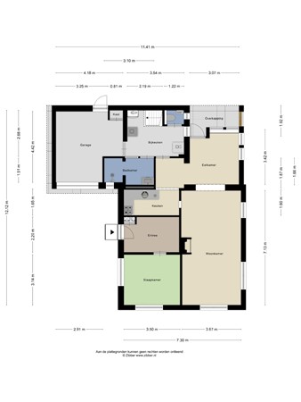 Floorplan - Verlengde Bladderswijk Oz 6, 7891 AN Klazienaveen