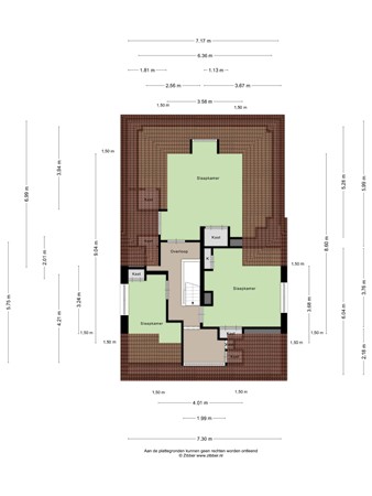 Floorplan - Verlengde Bladderswijk Oz 6, 7891 AN Klazienaveen