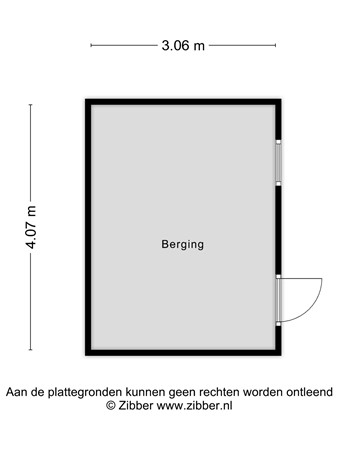 Floorplan - Verlengde Bladderswijk Oz 6, 7891 AN Klazienaveen