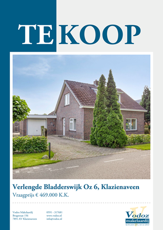 Brochure preview - Verlengde Bladderswijk Oz 6, 7891 AN KLAZIENAVEEN (1)