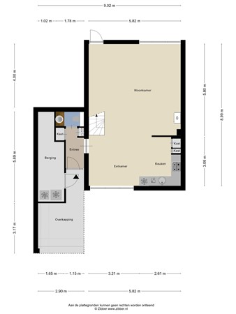 Floorplan - Oringerbrink 66, 7812 JW Emmen