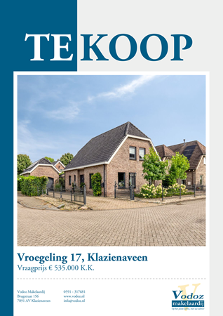 Brochure preview - Vroegeling 17, 7891 WE KLAZIENAVEEN (1)
