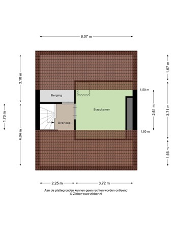 Floorplan - Neptunusbaan 27, 7891 CA Klazienaveen