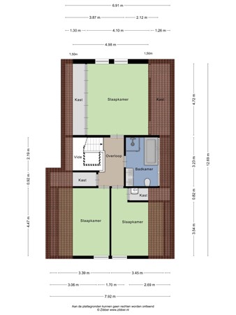 Floorplan - Oude Dordsedijk 29, 7891 PA Klazienaveen