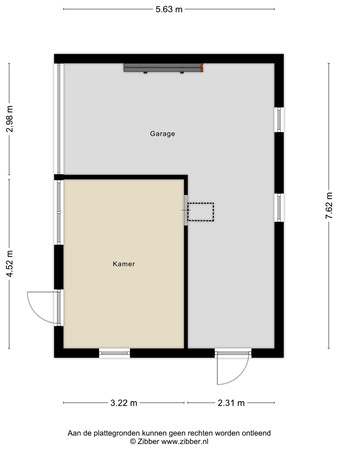 Floorplan - Oude Dordsedijk 29, 7891 PA Klazienaveen