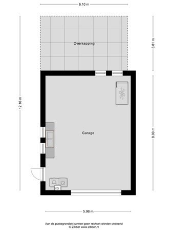 Floorplan - Oude Dordsedijk 29, 7891 PA Klazienaveen