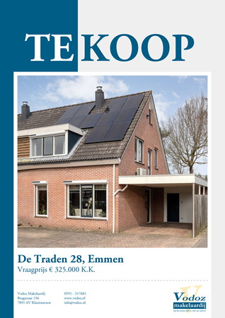 Brochure preview - De Traden 28, 7826 HE EMMEN (1)