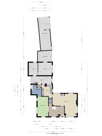 Floorplan - Bremstraat 147, 4711 RN St. Willebrord