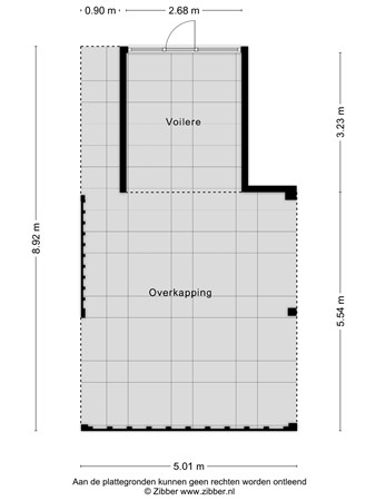 Floorplan - Bremstraat 147, 4711 RN St. Willebrord