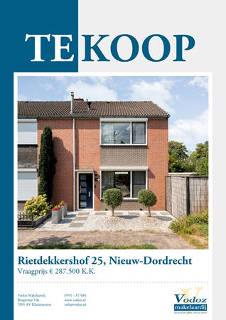 Brochure preview - Rietdekkershof 25, 7885 GA NIEUW-DORDRECHT (1)