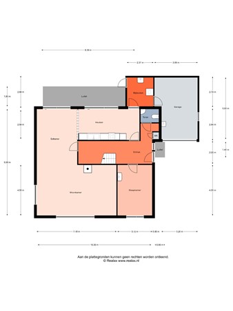 Floorplan - Beethovenlaan 107, 3752 WC Bunschoten-Spakenburg