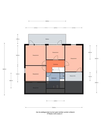 Floorplan - Beethovenlaan 107, 3752 WC Bunschoten-Spakenburg