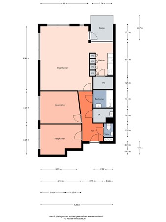 Floorplan - De Beurs 40, 3823 GA Amersfoort