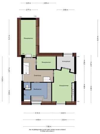 Floorplan - Prinses Julianastraat 9, 3751 CN Bunschoten-Spakenburg