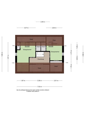 Floorplan - Prinses Julianastraat 9, 3751 CN Bunschoten-Spakenburg