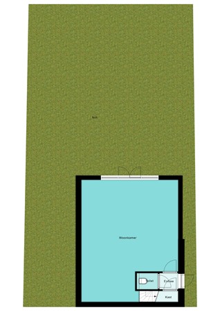 Floorplan - Zuidwenk 74B, 3751 CE Bunschoten-Spakenburg