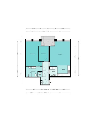 Floorplan - Zuiderzeeboulevard 34, 3751 HC Bunschoten-Spakenburg