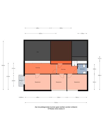 Floorplan - Beethovenlaan 97, 3752 WC Bunschoten-Spakenburg