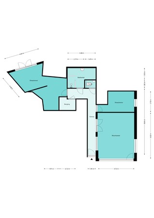 Floorplan - Westdijk 2, 3752 AE Bunschoten-Spakenburg