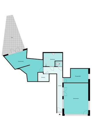 Floorplan - Westdijk 2, 3752 AE Bunschoten-Spakenburg