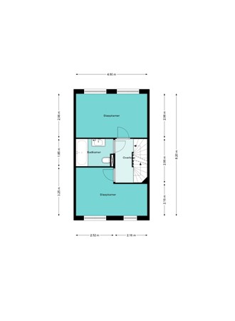 Floorplan - Huurdemanskamp 42, 3751 JA Bunschoten-Spakenburg