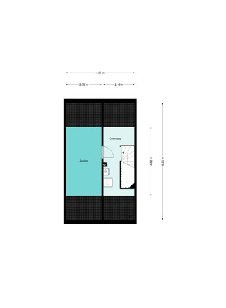 Floorplan - Huurdemanskamp 42, 3751 JA Bunschoten-Spakenburg