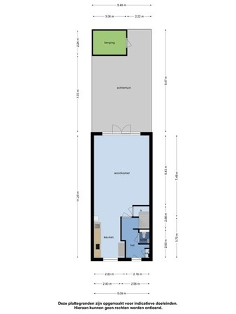Floorplan - Dwarskamp 7, 3751 JS Bunschoten-Spakenburg