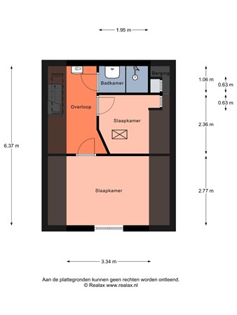 Floorplan - Zuidwenk 26, 3751 CD Bunschoten-Spakenburg